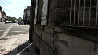 Anastasia's Wild Outdoor Anal Debut: French Amateur