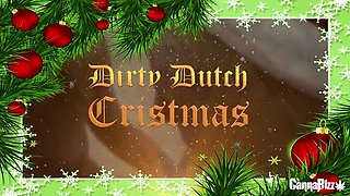 Smoking Dutch MILF Blowjob - 2 Blonde Amateurs Throat Huge Cock