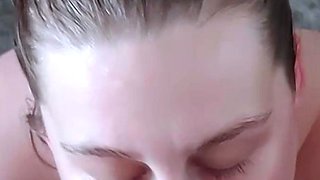 Czech amateur blowjob and fucking POV in public