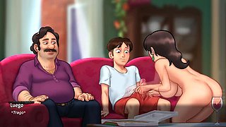 Perverted Stepmom Wants Raw Kitchen Fuck - Summertime Saga Hentai