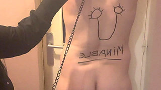 A Submissive Tied up and Humiliated