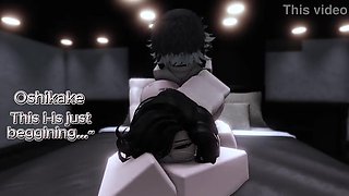 Ika having a giant manhood on Roblox condo