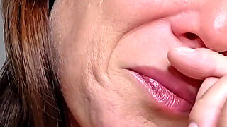 Topless Nipples Tease, Naughty Nose Pick, Wipe, Blow
