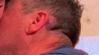 Big Boob Blonde MILF Marilyn Midas Kissing with Lots of Tongue