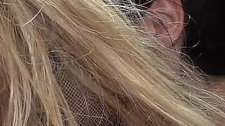 Busty MILF Lesbians Bathroom Orgasm