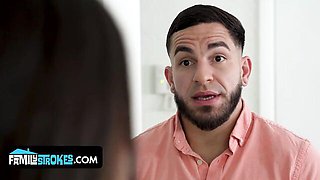 Family Strokes featuring Misty Stone and Nicole Aniston's blowjob cum in mouth trailer