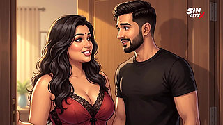 Horny Office Aunty Priya Seduced by Young Masseur - Full Massage Fuck