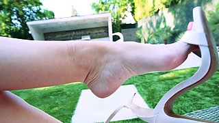 JOI Foot Tease By Busty Danielle Renae Ready For Feet Sex