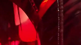 4 Hand Fisting by 2 Latex Dominas - Sling Fisting Extreme