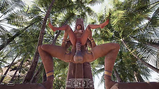 Complete Gameplay - Breasts in the Sun, Part 4