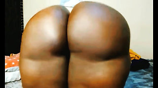 Ebony SSBBW Doggy Style Farts and Gapes