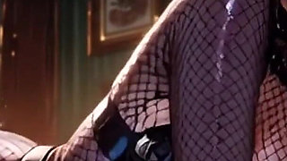 Ai Anime: a Busty Goth Asian Babe Gives a Blowjob and Fuck Me.