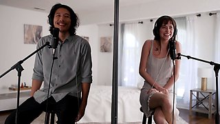 PETITE BEAUTY Lana Smalls Passionately Rides Handsome Man