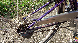 Skinny German Latina Teen Christy Ley Talk to Outdoor Fuck by Stranger