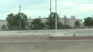 Horny Slut Wife Masturbation Outside Adult Bookstore