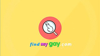 Groer Schwanz am Strand mit einem Cockring