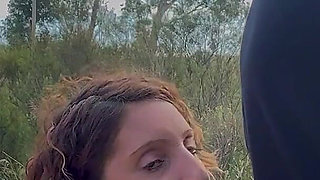 Hard Wild Dogging for a French Stepmom Who Gets Caught in Plain Sight