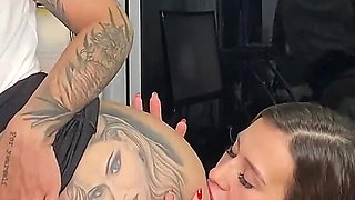 Lesbian Ass Food in the Office