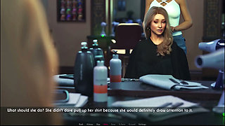 Awam Sophia Showed Her Boob in the Hairsalon.