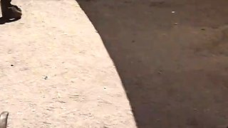 Blonde Bombshell Gives POV Pleasure in the Car