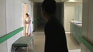 Filthy Chinese nurse mega-slut showered in jism