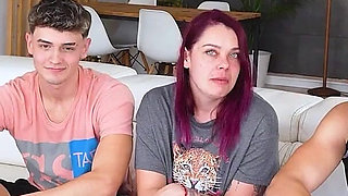 Real Couple Meets Two Huge Porn Cocks. Happy Cuckold Give Us His Girlfriend for a Wild Fuck on Fakings