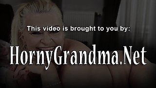 Skanky old gran gets pussy railed