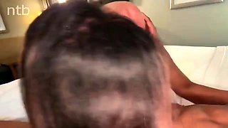 Fit brunette white mom gets huge load of tasty bbc cum in
