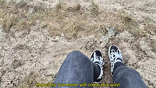 Outdoor Girl Needs Help to Find Her Way Out of the Dunes