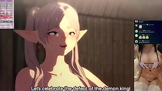Himmel eventually gets some elf rump - Frieren manga porn