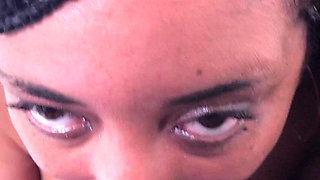 Danni Sucks for Cum on Tits