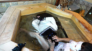 Dripping Uniform, Restrained in a Bathtub, off-campus Lesson