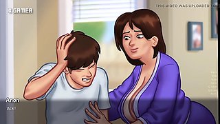 Stepmom investigation in summertime saga gameplay session