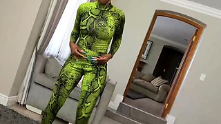 TEEN EBONY dancer with BIG TITS bounce hard