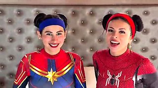 Asian Spider-Woman Cosplay Anal Sex - Big Natural Tits POV Squirt with Friend's Boyfriend