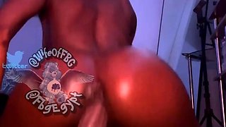After a striptease oily masturbation scene and some ass