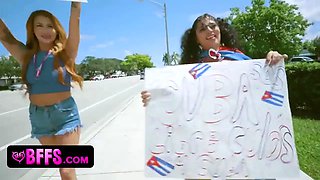 Viva la revolucion - three cubanitas sell their booties online