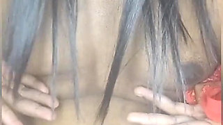 Curvy Shemale Candle Show Cum Show for Her BF