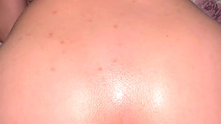 My husband breaks my ass with his big cock
