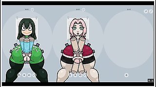 Fapwall [rule34 Hentai Game] Sakura From Naruto Is Taking 6 Penis At Once