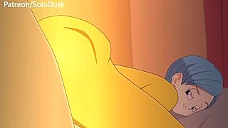 Bulma Loves Her Boyfriend's Big Cock Action