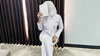 Hijab Nurse Fucks Hospital Director Sex Scandal - Nadalyne Big Tits Uniform Cheating