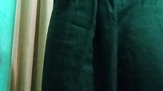 Indian Gay Crossdresser Bottom Gaurisissy real xxx homemade sex in Red Saree with heavy jwellery