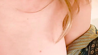 Curious on Stepmom While She Undresses for Her Bath