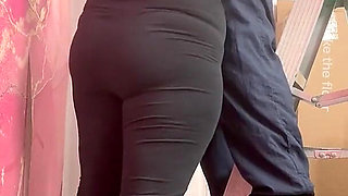 Blowjob on the Stairs