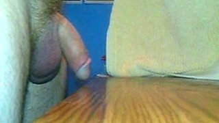 Big Cock Masturbating to Hands-Free Orgasm