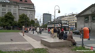 German blondie orgy public pounded