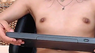 Latina Sex Masturbation Hard Naked in the Room Dildo Hard