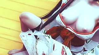Bigboobs Lady - 3D Animation