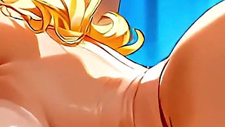 Blonde Trophy Wife Seduces Husband’s Young Partner - Uncensored Hentai - Ai